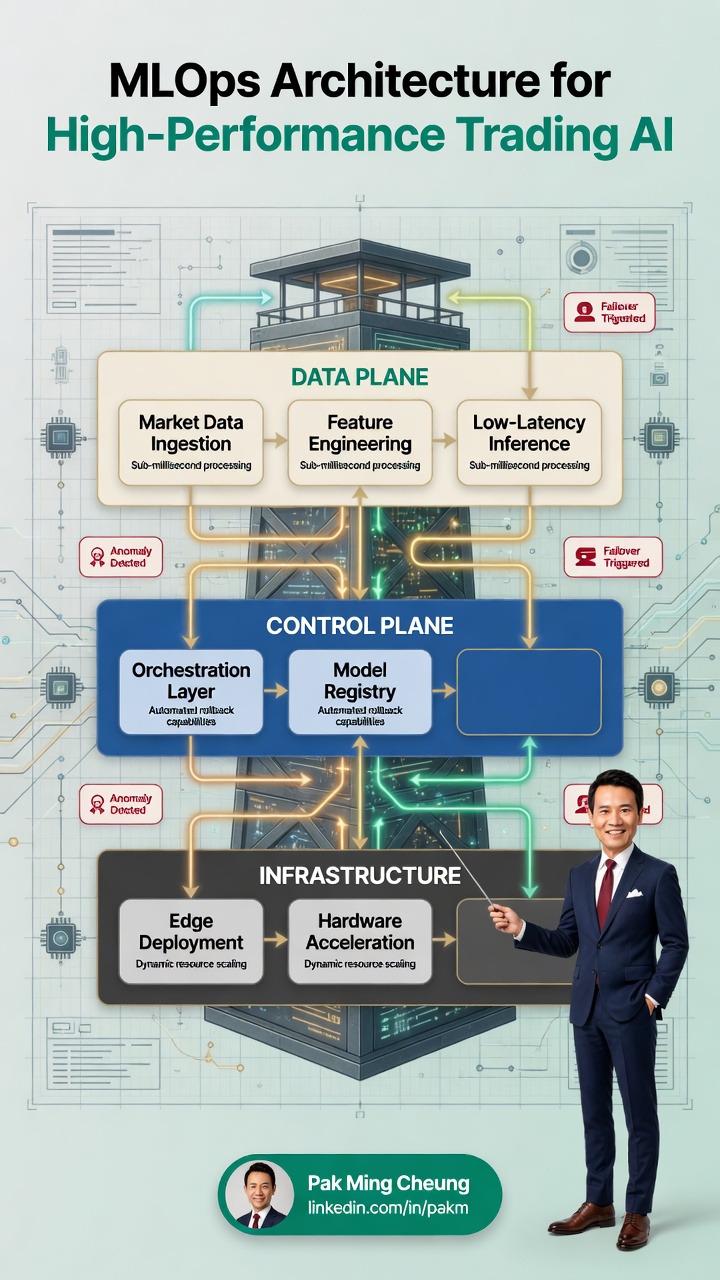 MLOps Architecture for High-Performance Trading AI