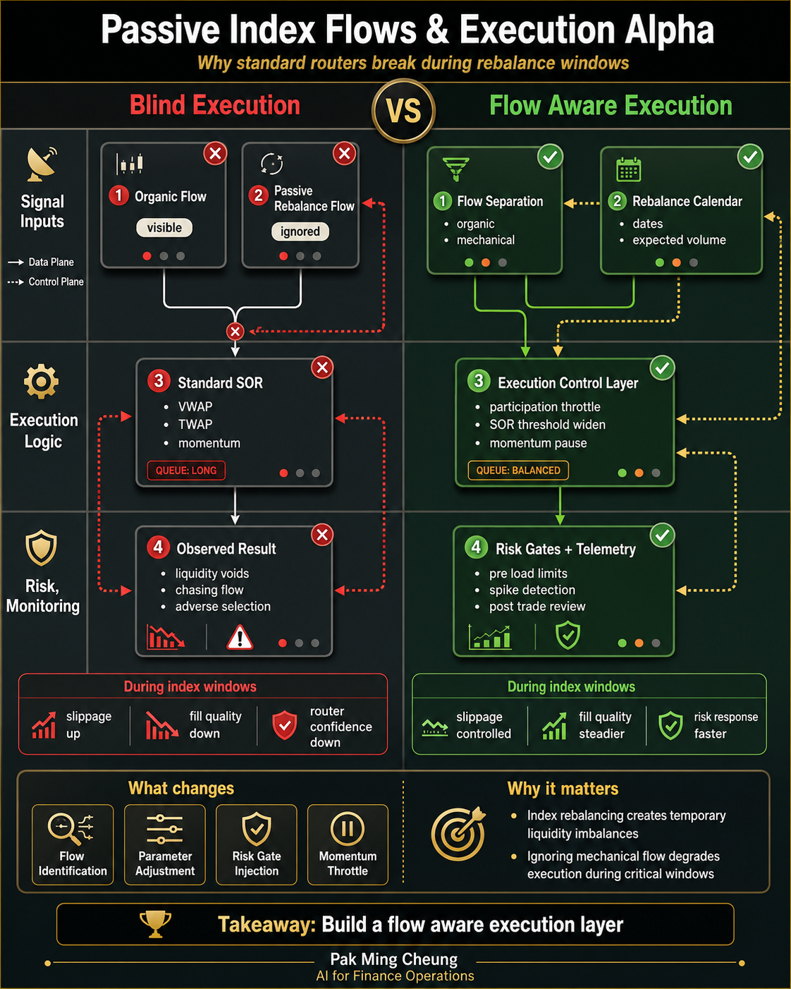 Passive Index Flows & Execution Alpha